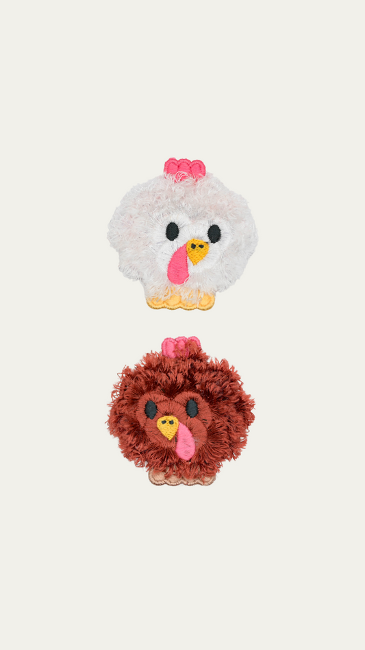 Fuzzy Chicken Duo